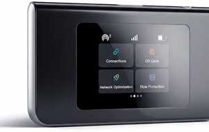 Photo of portable hotspot rental angle view